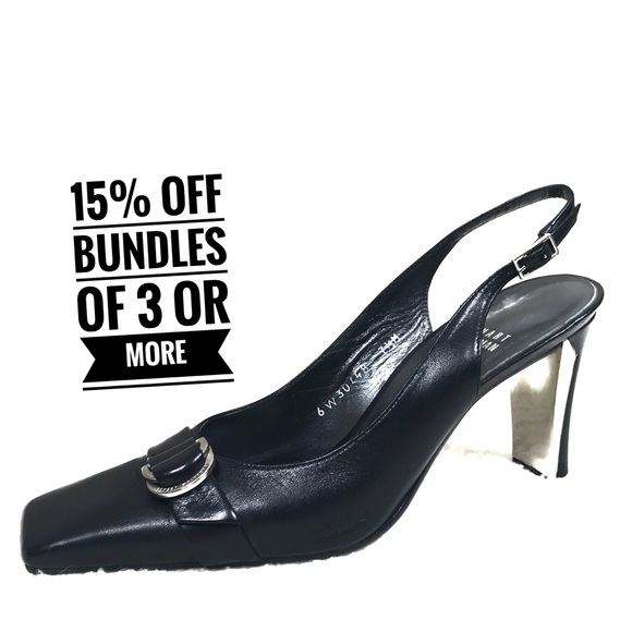 Stuart Weitzman Shoes - Stuart Weitzman sling back square toe heels